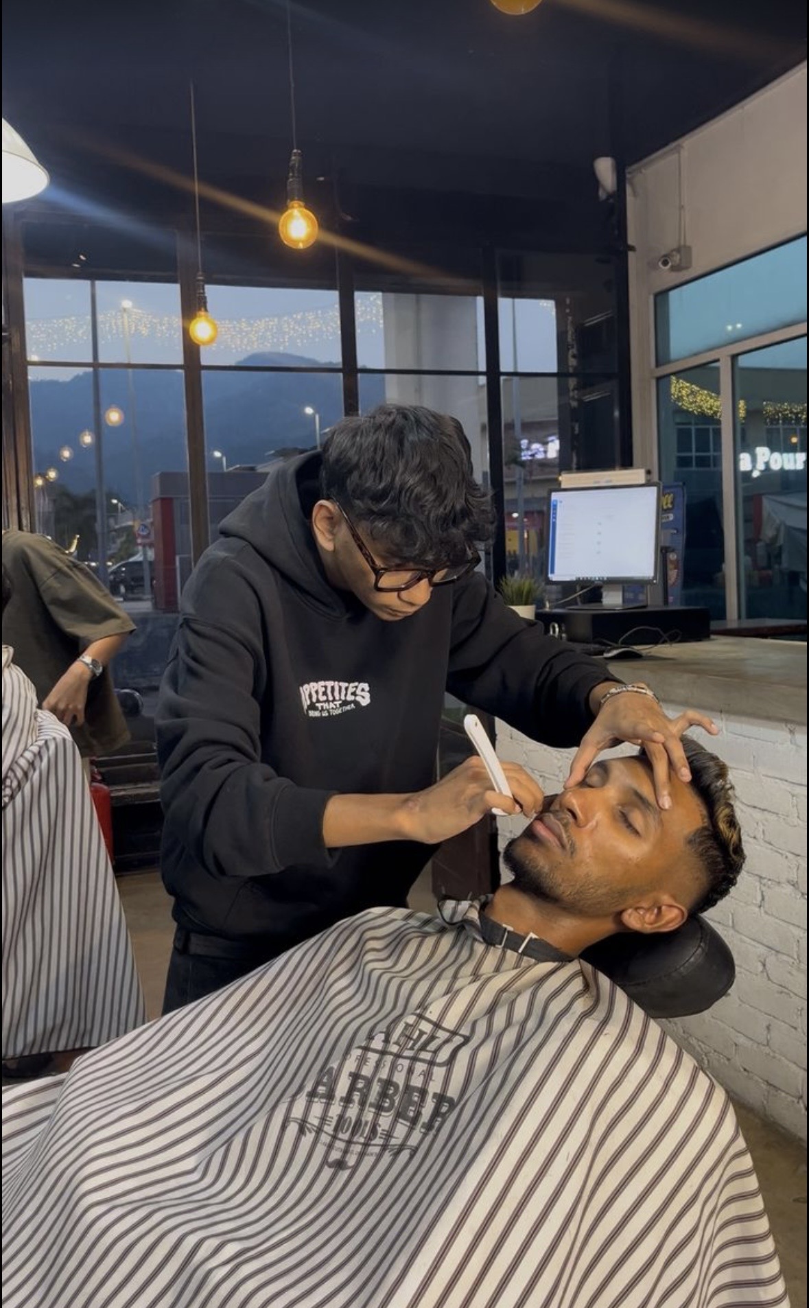 Beard grooming at Madz Barbershop
